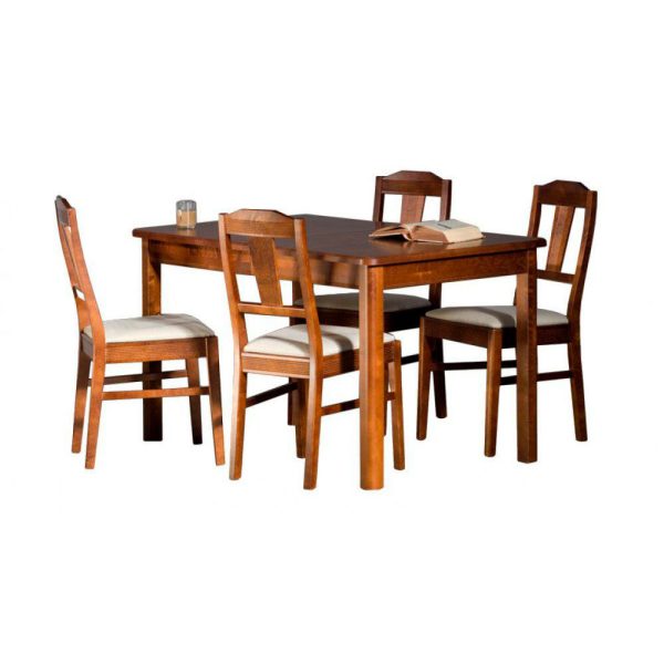 Elina ruokapöytä + 4 tuolia - Image 2